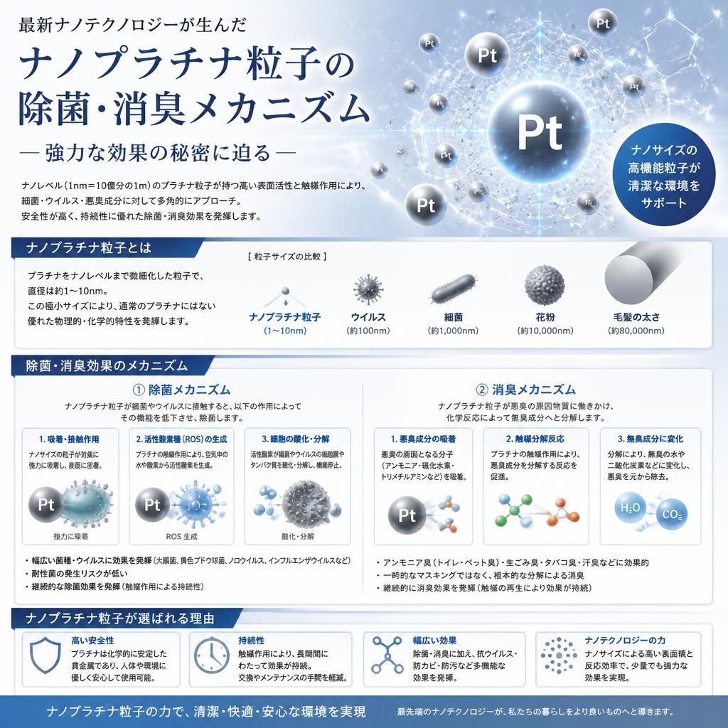 ナノプラチナ粒子の驚くべき効果