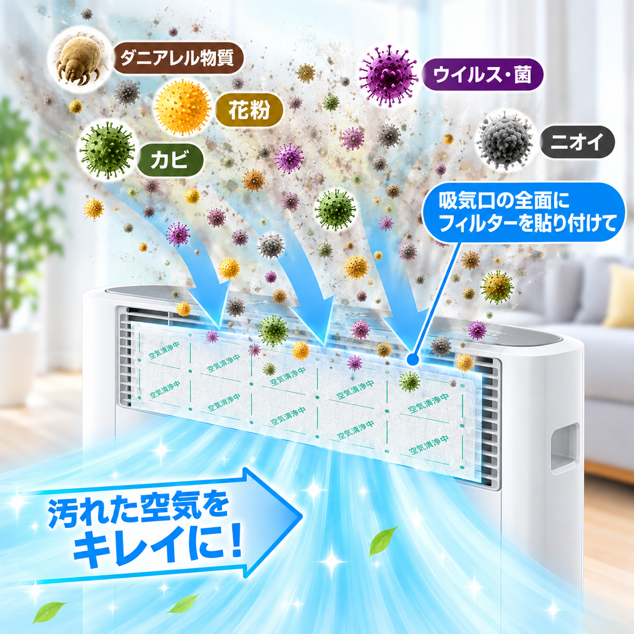 空気清浄機の効果を最大化